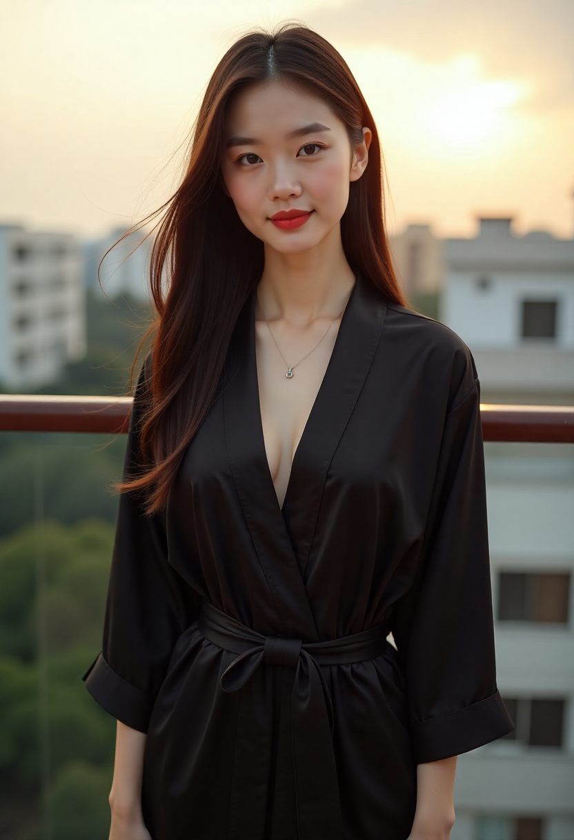 女性在厨房准备家常菜
